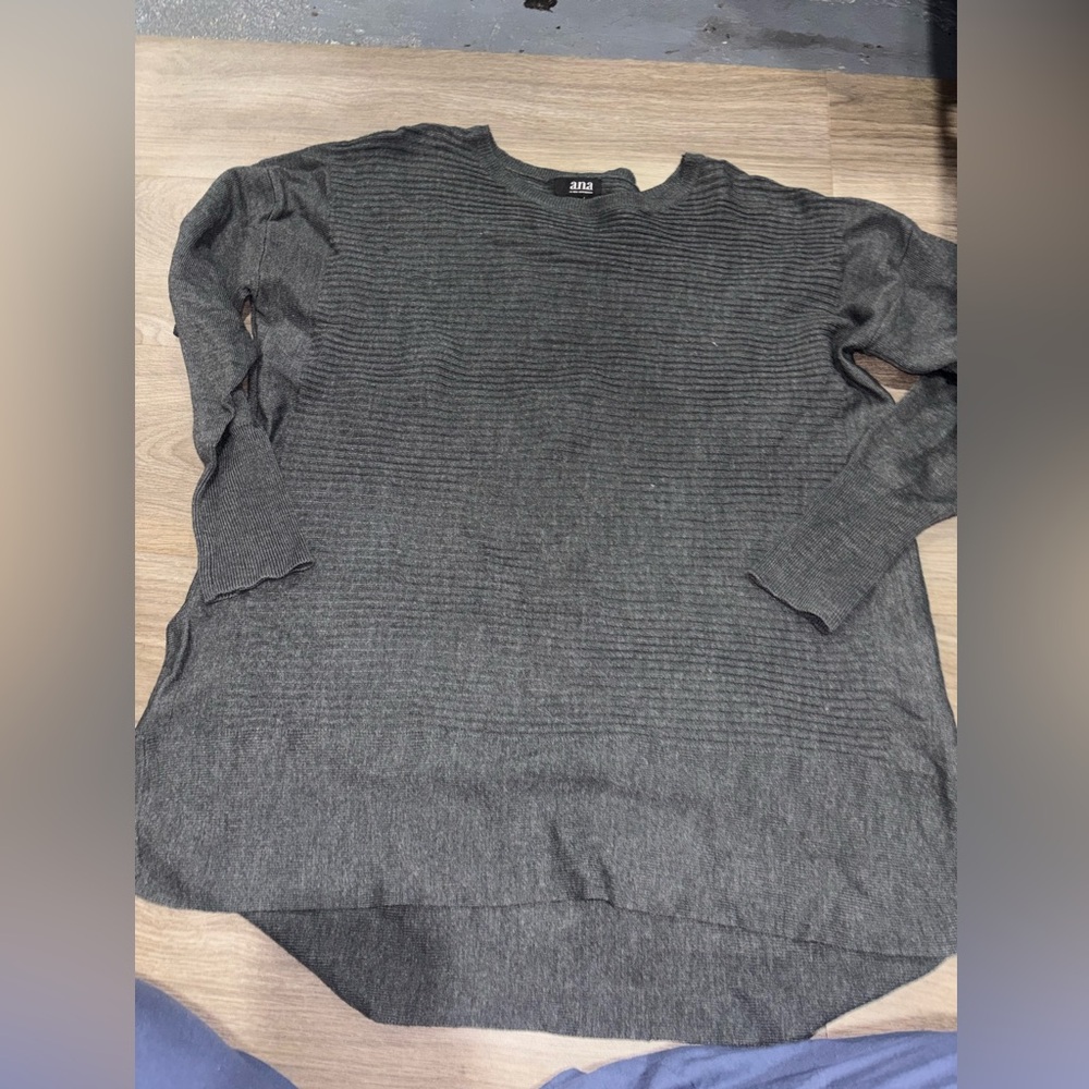 a.n.a Charcoal Crewneck Sweater